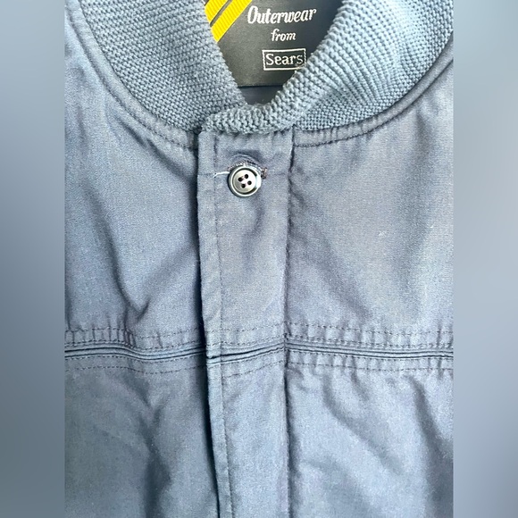 **VINTAGE** Sears Work Coat - Quilted Lining - Double Pockets - Men’s XL Tall - Picture 8 of 15